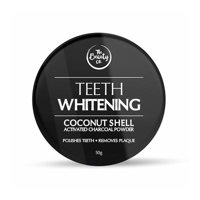 The Beauty Co. Coconut Shell Teeth Whitening Powder - Activated Charcoal 50 gm - Tooth Powder