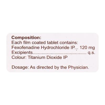 TEX 120 Tablet 10's - Allergies-Ant