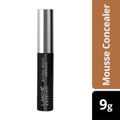 Lakme Absolute Mattereal Mousse Concealer 06 Walnut 9 Gm - Concealer