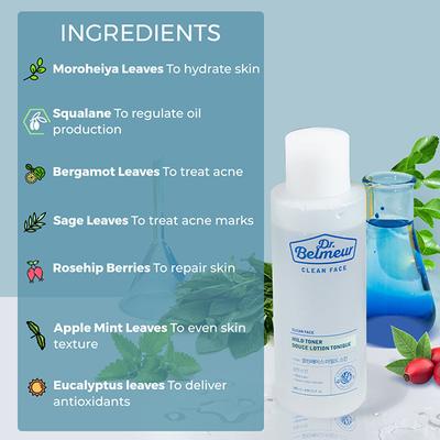 The Face Shop Dr.Belmeur Clean Face Mild Douce Lotion 145ml - Face Moisturizers