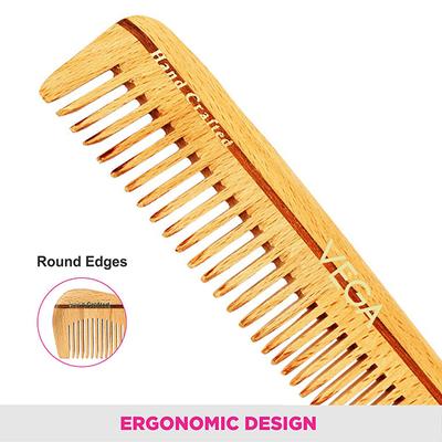 Vega Pocket Wooden Comb (HMWC - 07) 1's - Hair Combs