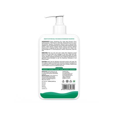 Aravi Organic Rosemary Hair Growth Shampoo For Healthy Hair and Nourish Your Scalp 200 ml - Shampoos