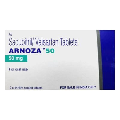 ARNOZA 50 Tablet 14's - Heart Failure-Ang