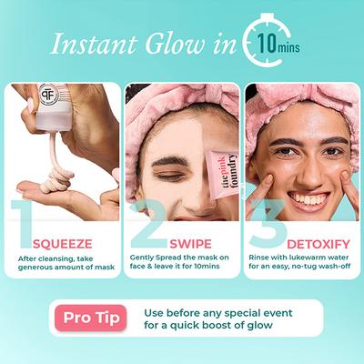 The Pink Foundry Pore Refining & Soothing Clay Mask 100 gm - Masks & Peels