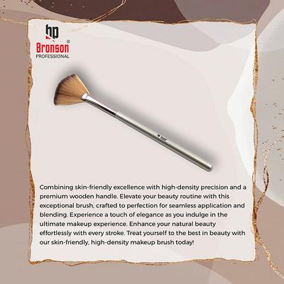 Bronson Professional Classic Fan Brush For Make Up 1's - Face Brush