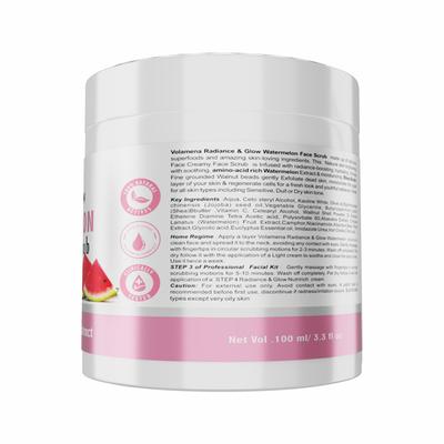Volamena Pink Face Scrub - Radiance & Glow Watermelon 100 ml - Face Scrubs