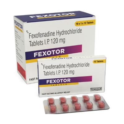 FEXOTOR 120mg Tablet 10's - Allergies-Ant