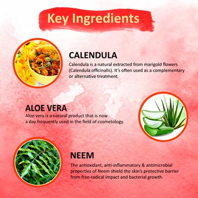 Bjain Omeo Calendula Face Wash - Neem & Aloe Vera 50 ml - Personal Care(Homeopathy)