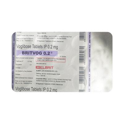 Britvog 0.2mg Tablet 15'S - Diabetes-Ant
