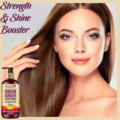 WishCare Onion Ginger Conditioner-Strenght & Shine Booster- 300 ml - Conditioners