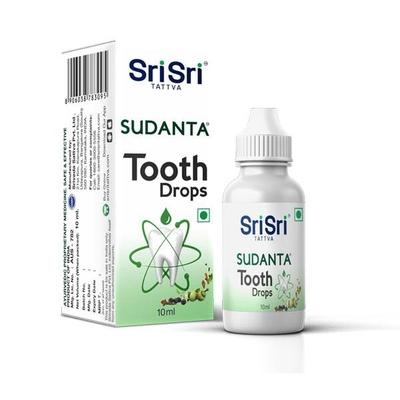 Sri Sri Tattva Sudanta Tooth Drops 10 ml - Speciality Medicines
