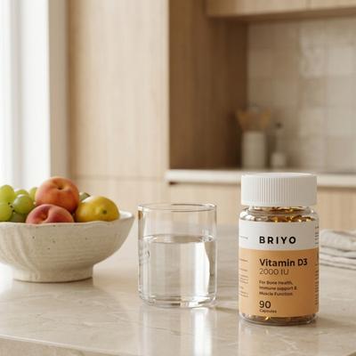 Briyo Vitamin D3 2000 IU Capsule 90's - Multi-Vitamins