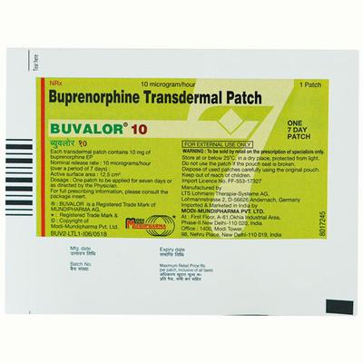 Buvalor 10mg Patch 2'S - Pain relief-Ana