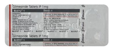 Blisto 1mg Tablet 10'S - Diabetes-Ant