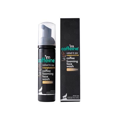 mCaffeine Anti Acne Coffee Foaming Face Wash - Oil & Pimple Control Cleanser with Cinnamon & Vitamin E 75ml - Face Wash & Cleansers