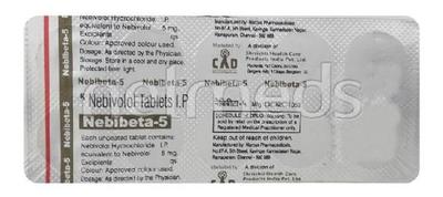 Nebibeta 5mg Tablet 10'S - Hypertension-Bet