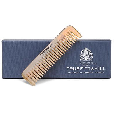 Truefitt and Hill Small Pocket Horn Comb Essential Grooming Collection For Men Horn Accessories 1's - Hair Combs