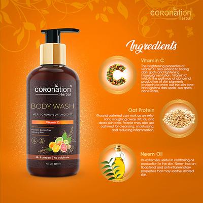 COROnation Herbal Vitamin C Body Wash 300 ml - Shower Gels & Body Wash