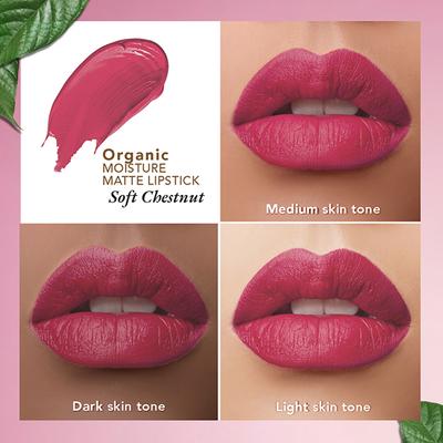 Organic Harvest Moisture Matte Lipstick - Soft Chestnut 4 gm - Lipsticks