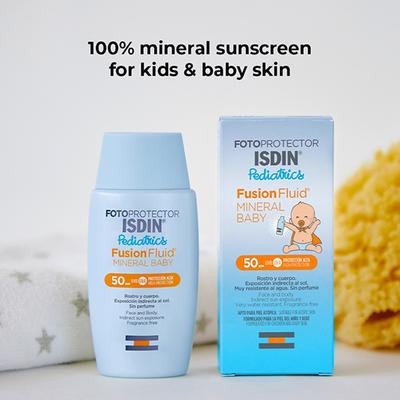 ISDIN Fotoprotector Pediatrics Fusion Fluid Mineral Baby SPF50 50 ml - Creams, Lotions & Oils