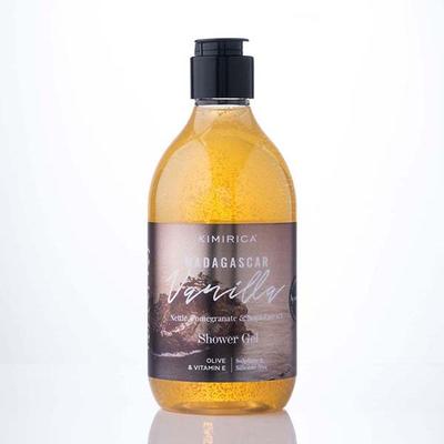 Kimirica Madagascar Vanilla Nourishing Shower Gel with Nettle Extract, All Skin Type 300ml - Shower Gels & Body Wash