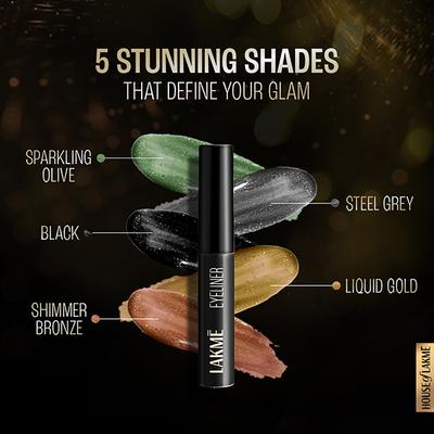 Lakme Unreal Precision Liquid Eye Liner, Black, 4.5ml - Kajal & Kohls