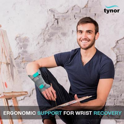 Tynor Wrist and Forearm Splint Right (M) (E 03) - Hand/Wrist Supports