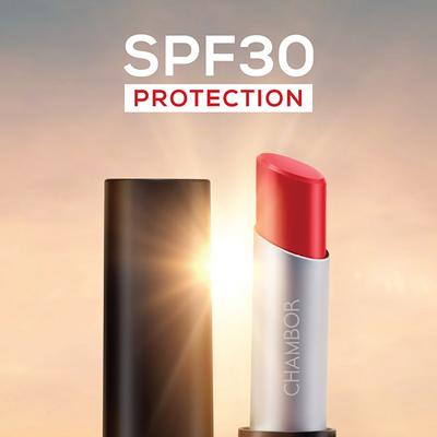 Chambor Tres Matte Lipstick Lasting Bold Pigment With SPF 30 N 262 Scarlet Gulmohar 3.2 gm - Lipsticks