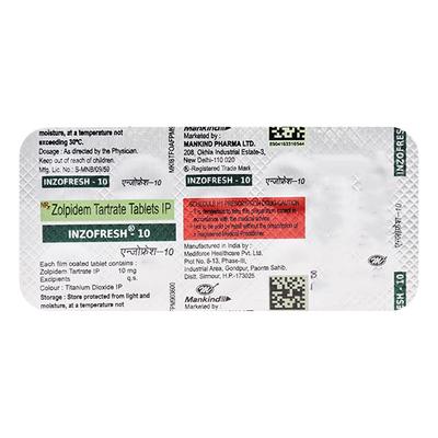 Inzofresh 10mg Tablet 10'S - Hypnosis-Hyp