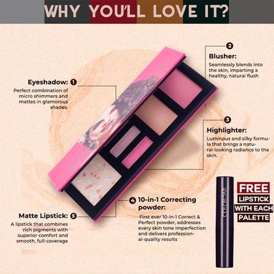 Colorbar Make Up Kit-Dream Girl-006 21.9 gm - Face Palettes