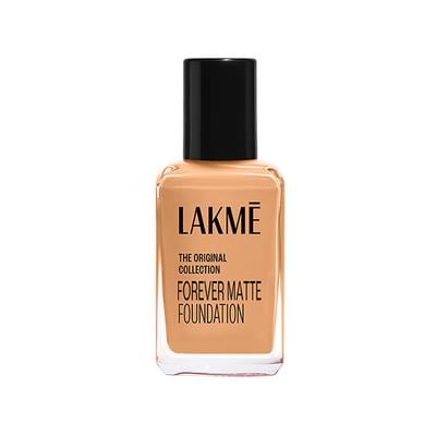 Lakme FOREVER MATTE FOUNDATION for Superior Coverage, Vit E, lightweight & water-resist Marble, 27ml - Foundation