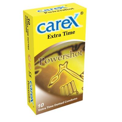 Carex Powershot Condoms 10's - Plain/Flavoured Condoms