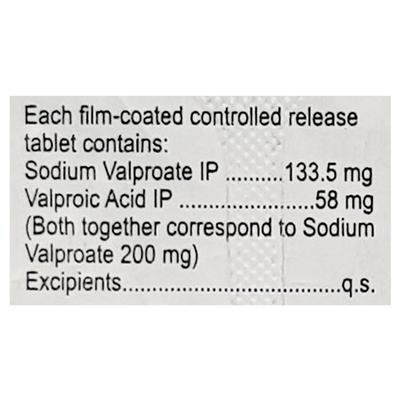 Valpex CR 200mg Tablet 10'S - Epilepsy/Convulsion-Ant