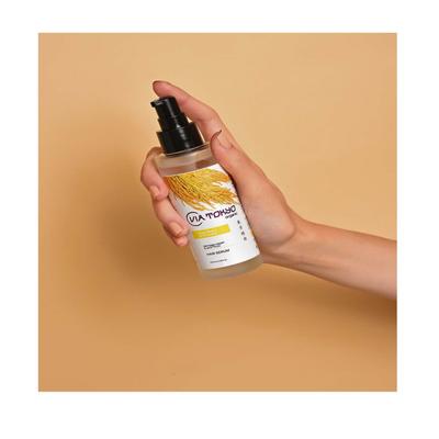 VIA TOKYO ORGANIC Rice Water & Ginseng Hair Serum, Frizz Control & Hair Strengthening, No Sulphates, No Paraben 100 ml - Hair Serums
