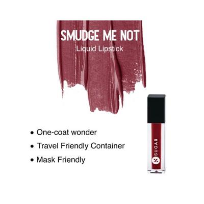 Sugar Cosmetics Smudge Me Not Liquid Mini Lipstick 05 Rust Lust 1.1 ml - Liquid Lipsticks