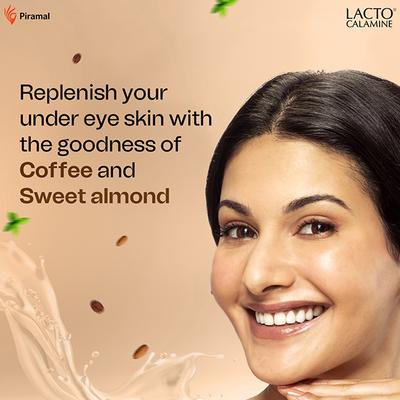 Lacto Calamine Under Eye Cream for Dark Circles, Fine Lines and Puffy Eyes, Enriched with Coffee 15 gm - Under Eye Creams & Serums
