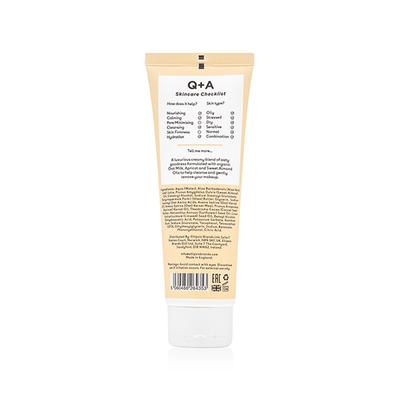 Q+A Oat Milk Cream Cleanser 125 ml - Face Wash & Cleansers