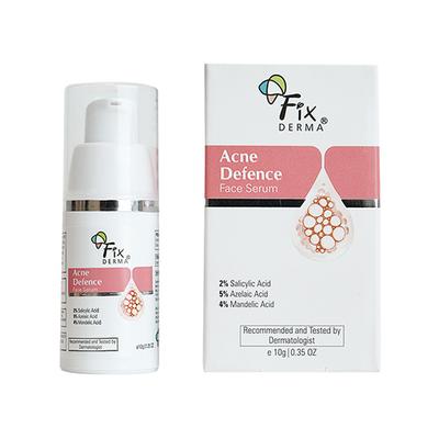 Fixderma Acne Defence Face Serum with 2% Salicylic Acid for Anti Acne & Spot Treatment 10 ml - Face Serum