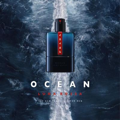 Prada Luna Rossa Ocean Edt Vap 100 ml - Men Perfumes (Edt/Edp)
