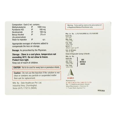 STAMINA B12 Injection 2ml - Supplements-Vam