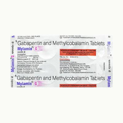 Mylamin G Tablet 10'S - Neuropathic Pain-Dru