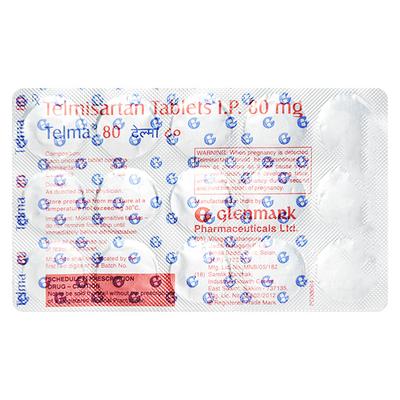 Telma 80mg Tablet 15'S - Hypertension-Ang