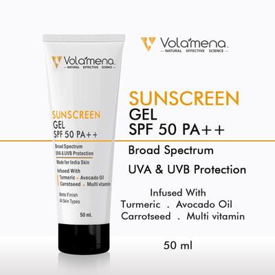 Volamena Sunscreen Gel with SPF 50 PA++ 50 ml - Body Sunscreen