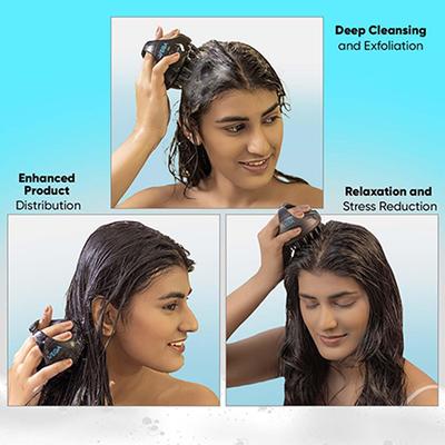 Vega Hair Scalp Massager Shampoo Brush for Manual Head Massager for Men and Women, (SSB-01) 103 gm - Hair Brushes