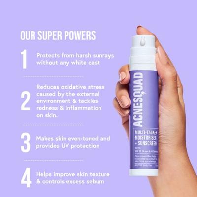Acne Squad Multi-tasker Moisturiser + SPF 25 PA+++ 50 ml - Face Moisturizers