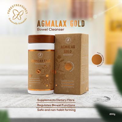 Forest Secrets Agmalax Gold Powder Fizzy Orange Flavour 200 g - Digestive Care