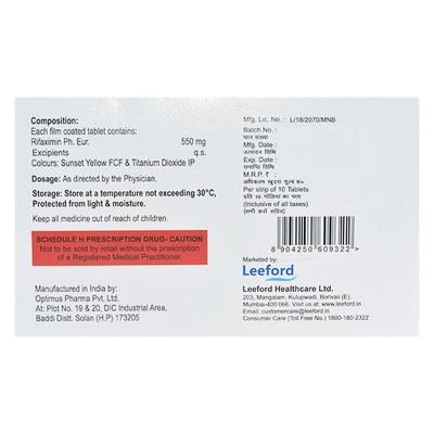 REXIGUT 550 Tablet 10's - Bacterial Infections-OAB