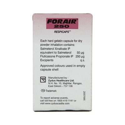 Forair 250 Respicap 30'S - Asthma/COPD-Ast