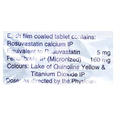 LIPITAS F 5 Tablet 10's - High Cholesterol-Dys