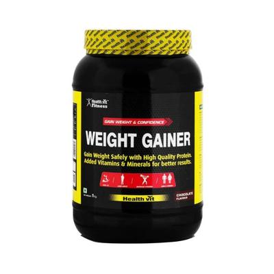 Healthvit Fitness Weight Gainer, Chocolate Flavor 1KG-2.2lBS 1000 gm - General Health